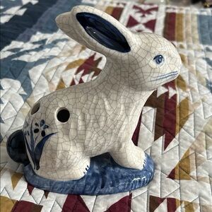 Blue and White Rabbit